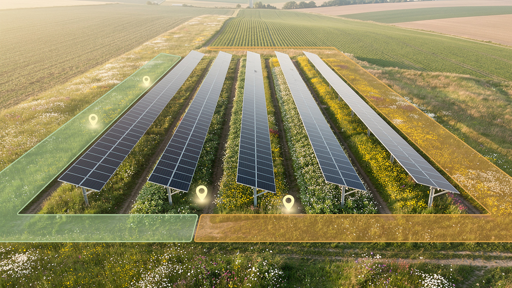 Panele fotowoltaiczne nad uprawą rolną - agrowoltaika a bioróżnorodność